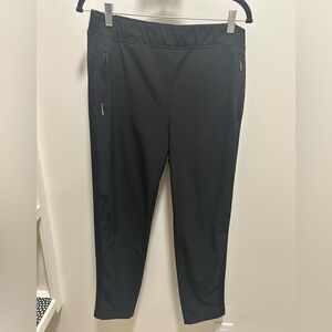 Black Chico’s Women's Golf/Track Pants with Zipper Pockets